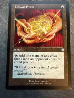 MTG - #141 Fellwar Stone (Retro Frame) - Commander: The Brothers' War - Image 1