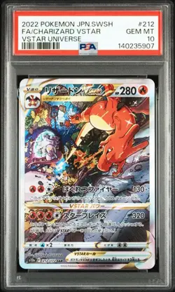 PSA 10 Charizard VSTAR & Mewtwo VSTAR SAR Pokemon Cards Consecutive #'s - Image 3