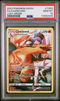 PSA 10 - Charizard - Lost Origin - TG03/TG30 - Pokemon TCG - Image 1