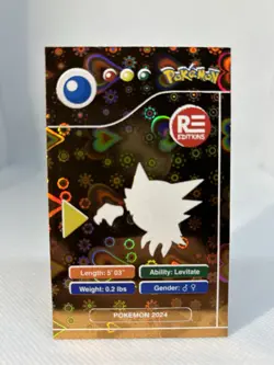 Haunter #93 - Gold Holo - Pokedex Black Kanto 2024 - Pokemon Card - Image 2