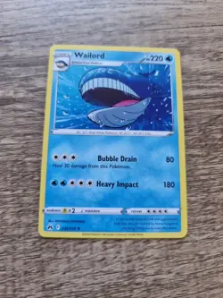 Wailord | 032/159 regular Rare | SWSH: Crown Zenith | Pokemon TCG - Image 1