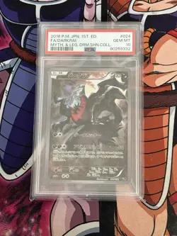 Pokemon Darkrai Mythical & Dream Shine Coll. 1st. ed. JPN Full Art #024 PSA 10 - Image 1