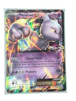 Pokemon TCG Mewtwo EX Black Star Promo XY183 Ultra Rare Holo MP/HP - Image 1