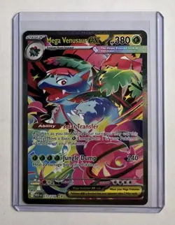 Mega Venusaur EX 177/132 Secret Rare Pokemon Mega Evolution Near Mint Pack Fresh - Image 1