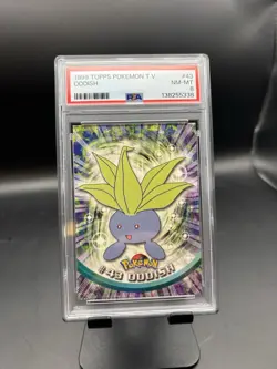 1999 Oddish #43 Topps Tv Series Pokemon PSA 8 - Image 1