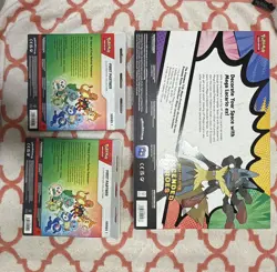 Pokemon Ascended Heroes lucario Poster Collection Box and 2x first partner box - Image 2