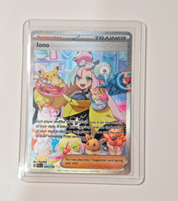 Iono 269/193 Special Illustration Rare Pokemon Paldea Evolved - Image 1