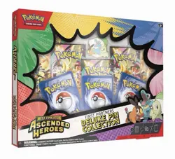 Pokemon Ascended Heroes First Partner Deluxe Pin Collection Sealed New - Image 1