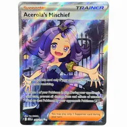 Pokemon TCG Mega Evolution Acerola's Mischief 165/132 Ultra Rare NM 🔥 - Image 1