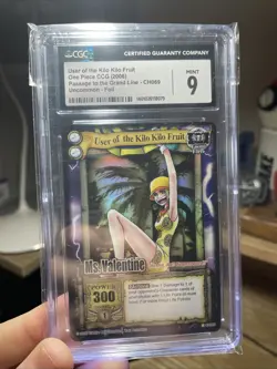 2006 One Piece Passage to the Grand Line CCG Ms. Valentine Foil Card CH069 CGC 9 - Image 2