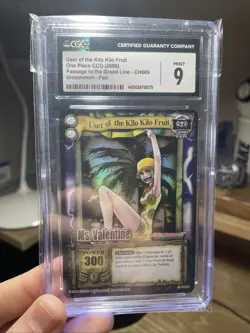 2006 One Piece Passage to the Grand Line CCG Ms. Valentine Foil Card CH069 CGC 9 - Image 4