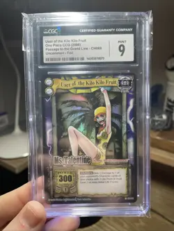 2006 One Piece Passage to the Grand Line CCG Ms. Valentine Foil Card CH069 CGC 9 - Image 5