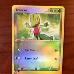Pokemon TCG 2003 Treecko Reverse Holo Ruby & Sapphire Vintage Collectors Card - Image 2