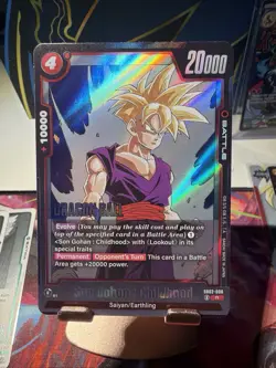 Dragon Ball Fusion World Manga Booster 02 Rare Card - Son Gohan (SB02-006) - Image 1