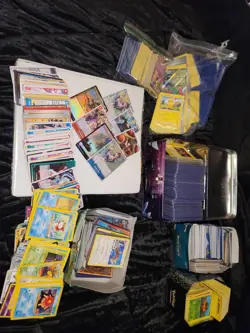 Pokemon TCG thousands of cards Mixed Card Lot with Binder and Tin (nearly 10LBS) - Image 2