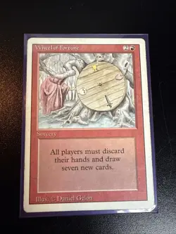 Magic the Gathering Wheel of Fortune Revised Edition, Lightly Played - Image 1