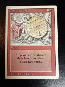 Magic the Gathering Wheel of Fortune Revised Edition, Lightly Played - Image 2
