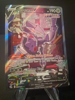 Pokemon 2021 Genesect V Alt Art 255/264 Swsh08: Fusion Strike - Image 1
