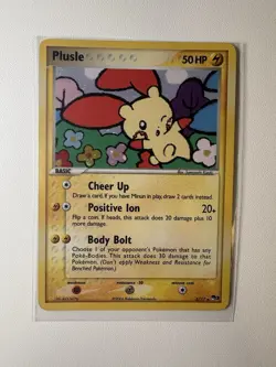 Plusle [Holo Rare] #005/017 Basic HP 50 Pokemon TCG POP Series 3 2006 - Image 1
