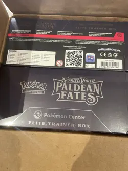 Paldean Fates Pokemon Center Elite Trainer Box New Sealed Exclusive ETB SV4.5 - Image 1