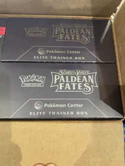 Paldean Fates Pokemon Center Elite Trainer Box New Sealed Exclusive ETB SV4.5 - Image 2