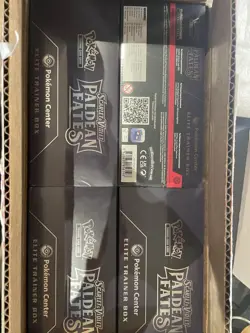 Paldean Fates Pokemon Center Elite Trainer Box New Sealed Exclusive ETB SV4.5 - Image 3