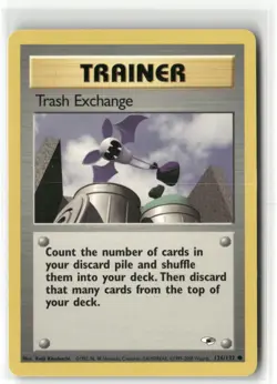 Pokemon Trash Exchange 126/132 Unlimited Gym Heroes Common - Image 1
