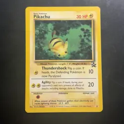 Pokemon Vintage Promo #27 Pikachu Wotc Black Star Movie Promo 2000 - Image 1