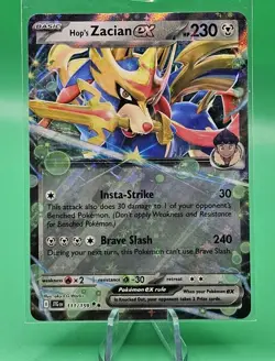 Pokemon TCG Hop's Zacian EX 111/159 Scarlet Violet Journey Together - Image 1