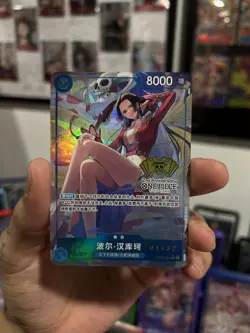 One Piece Boa Hancock Chinese 2nd Anniversary OP07 Serial Alt Art NM - Image 1