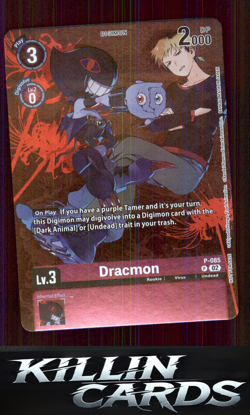 Dracmon - P-085 (Official Tournament Pack Vol.13) P-085 P Digimon Card Game Prom - Image 1