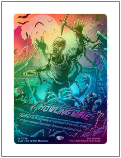 1x Howling Mine, FOIL - Secret Lair Iron Maiden, Bonus Card - 7046, Magic MTG NM - Image 1