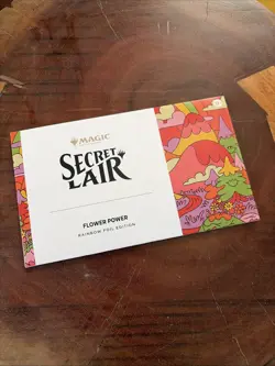Magic The Gathering Secret Lair Flower Power Rainbow Foil Edition Factory Sealed - Image 1