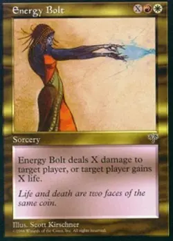 1 x Energy Bolt - Mirage - NM-Mint - MTG - Image 1
