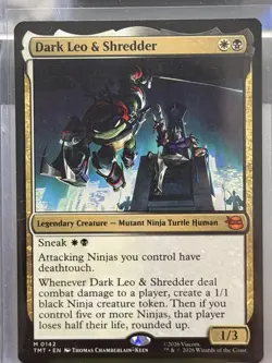 Dark Leo & Shredder (Non-foil) Teenage Mutant Ninja Turtles 0142 Mythic MTG - Image 1