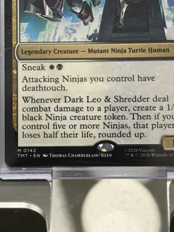 Dark Leo & Shredder (Non-foil) Teenage Mutant Ninja Turtles 0142 Mythic MTG - Image 5