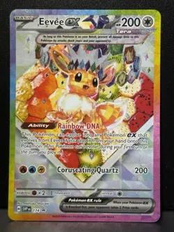 Eevee ex 174 SV Scarlet & Violet Black Star Promo Holo Pokemon Card NM - Image 1