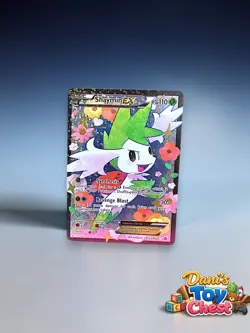 Shaymin EX RC21/RC25 Full Art Radiant Collection Pokemon Card Holo LP/MP - Image 1