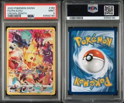 Pokemon Pikachu 160/159 Full Art Crown Zenith PSA 9 - Image 3