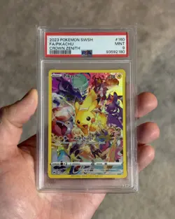 Pokemon Pikachu 160/159 Full Art Crown Zenith PSA 9 - Image 4