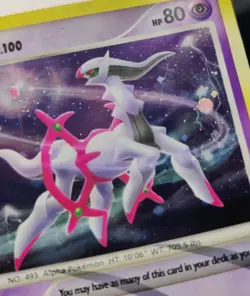 Pokemon Vintage EN Arceus lv100 Platinum Arceus Expansion Holo Rare #AR7 LP - Image 3
