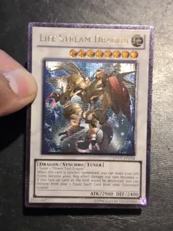 Yu-Gi-Oh! ULTIMATE RARE CARD LIFE STREAM DRAGON EXVC-EN038 NM/VLP - Image 3