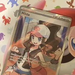 Hilda 164/086 Full Art Ultra Rare White Flare Pokemon TCG Trainer Card - Image 3