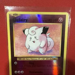 Pokemon TCG Clefairy XY Evolutions Reverse Holo Card 63/108 - Image 2