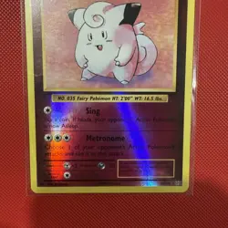 Pokemon TCG Clefairy XY Evolutions Reverse Holo Card 63/108 - Image 3