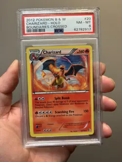 PSA 8 Charizard Holo 20/149 Boundaries Crossed NEAR MINT Pokemon TCG Card - Image 1