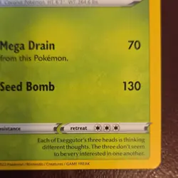 Pokemon Exeggutor 002/172 Brilliant Stars Stage 1 140HP Uncommon Grass Card 2022 - Image 2