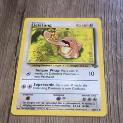 Lickitung 38/64 Uncommon Jungle Set Unlimited WOTC Trading Card LP 1999 - Image 1