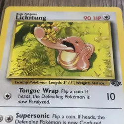 Lickitung 38/64 Uncommon Jungle Set Unlimited WOTC Trading Card LP 1999 - Image 2