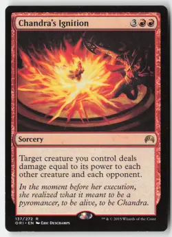 MTG - Chandra's Ignition #137 - Regular - ORI Magic Origins - Image 1